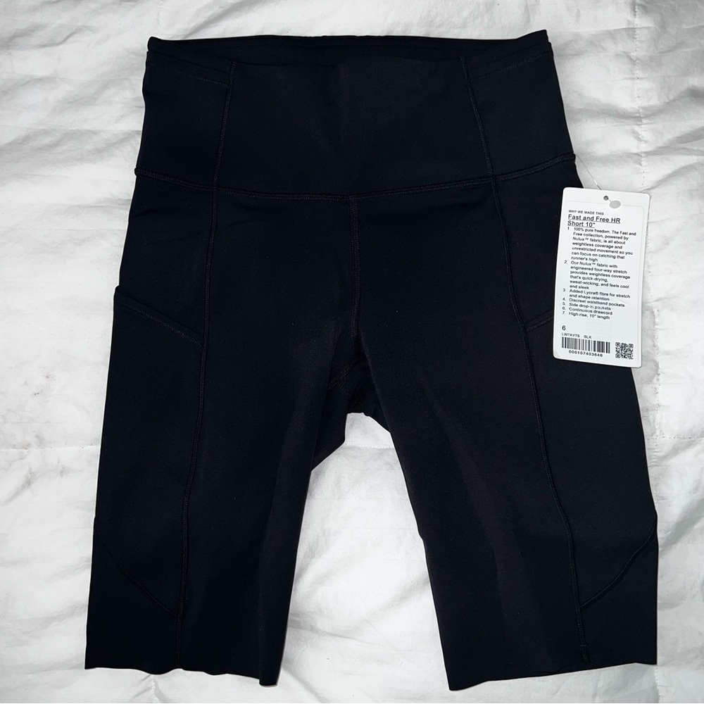 Lulu Lemon Fast and Free HR Short 10”